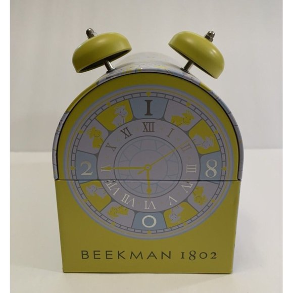 Beekman 1802 Goat Milk Collectible EMPTY Tin Clock Bells - Picture 2 of 11